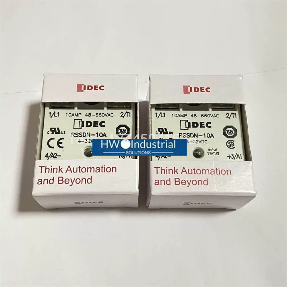 1/piece  RSSDN-10A IDEC 48-660VAC 4-32VDC Solid State Relay