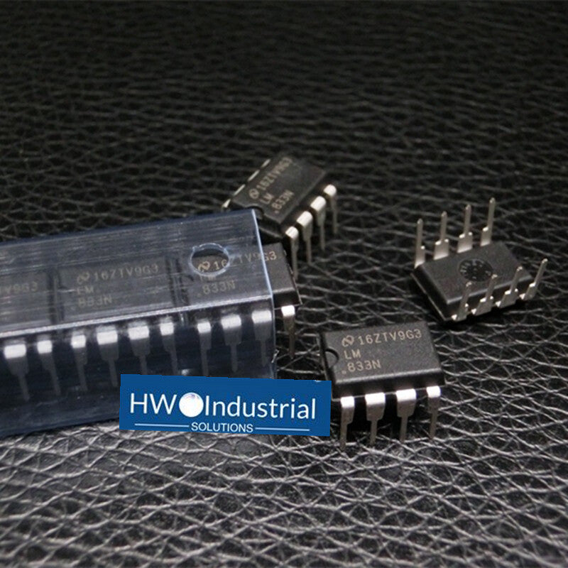 10pcs LM833N Low Distortion Dual Channel Audio Operational Amplifier DIP-8