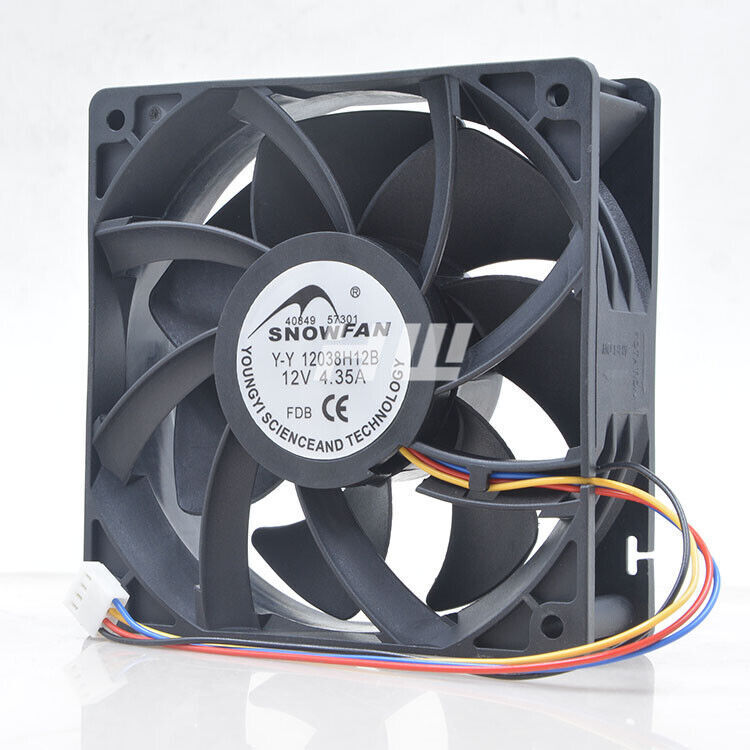 1PC SNOWFAN Y-Y12038H12B 12V 4.35A 12038 Ant 6000 rpm violent cooling fan