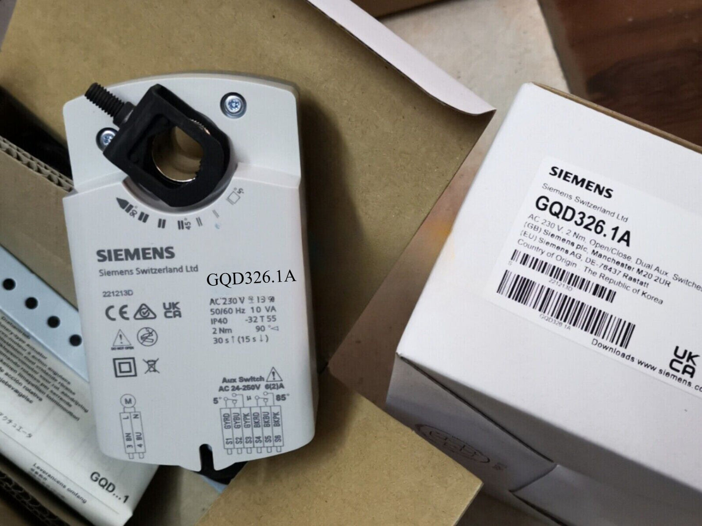 1PCS  FOR Damper Actuator GQD326.1A 220v 2Nm SR