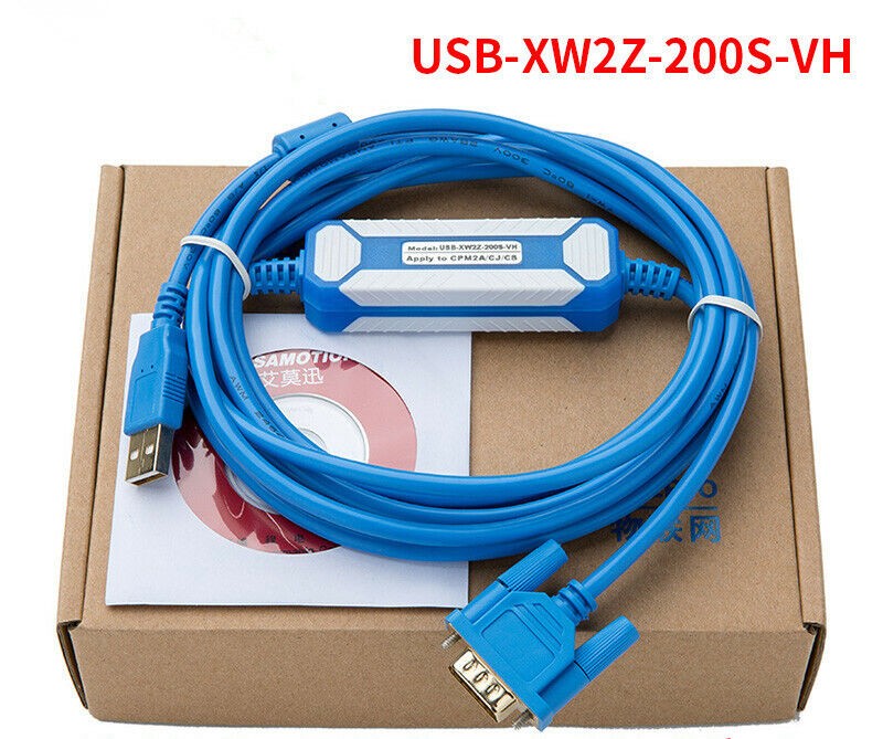 For OMRON PLC programming cable CQM1H/CPM2C series USB-XW2Z-200S-VH