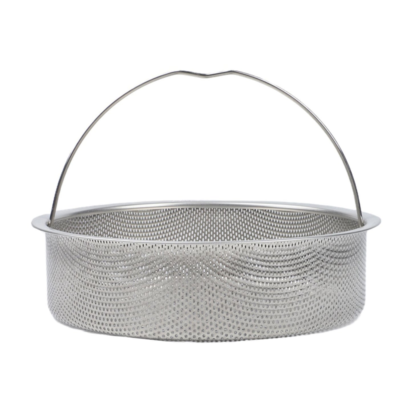 Stainless Steel Food Steamer Basket with Handle Designed for Even Cooking