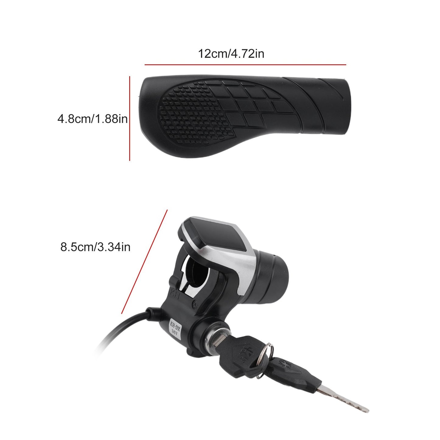 Ergonomic Electric Bicycle Display Handlebar Comfortable and Stable to Use