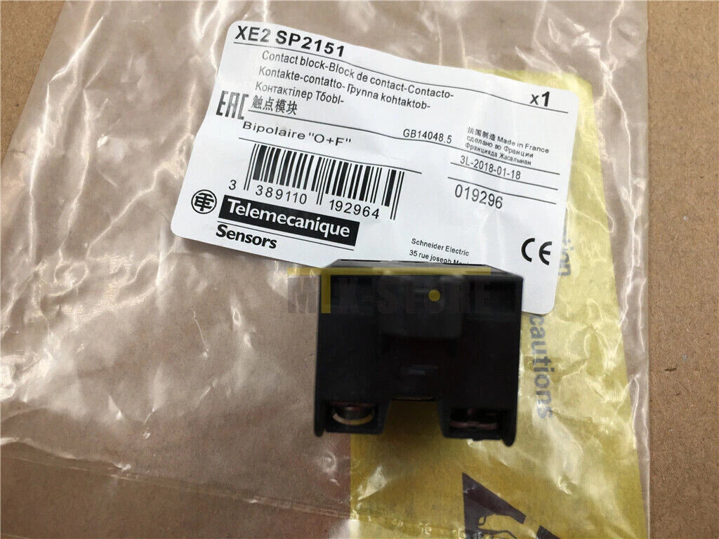 1pc Tele XE2SP2151 LIMIT SWITCH CONTACT BLOCK 1NC+1NO SNAP ACTION SC