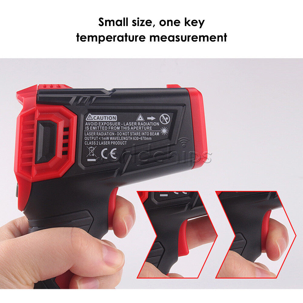 HT650 Laser Temperature Meter Non-contact Infrared Industrial Thermometer Tool