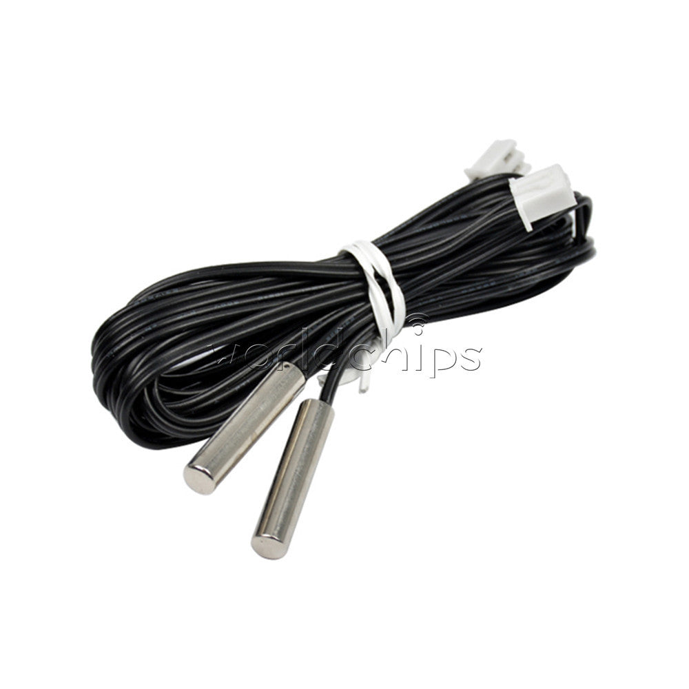 12V Fan Speed Controller 3-wire Digital Display Dual Ways Temperature Thermostat