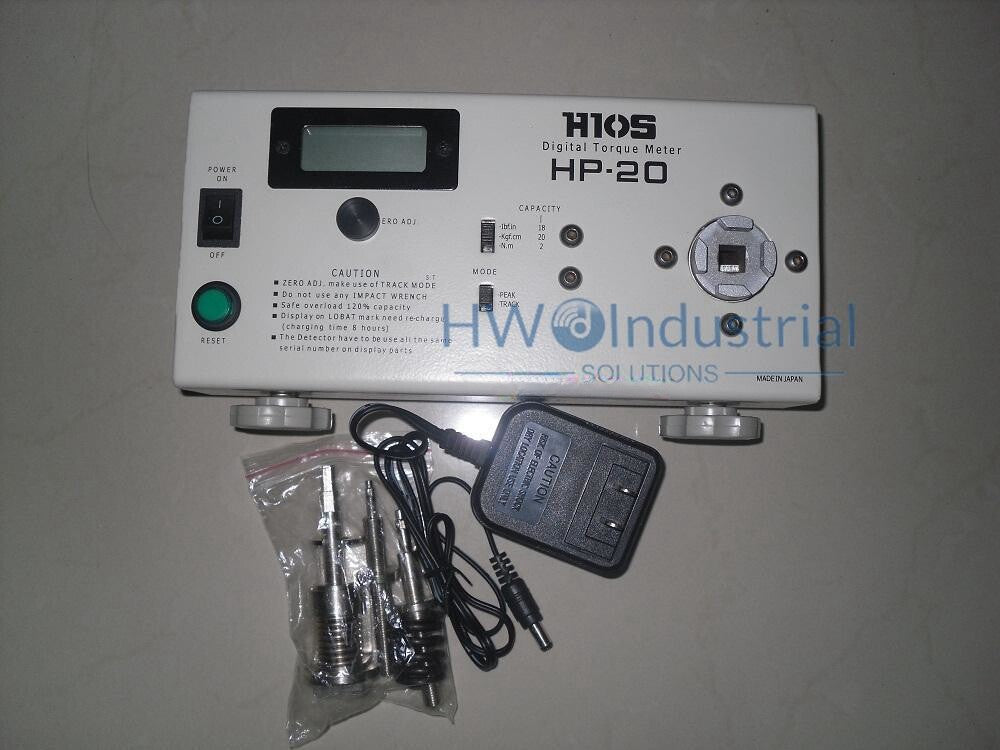 HIOS HP-20 Torque Meter Torsiometer Torsion Dynamometer Torquemeter Hios HP-20