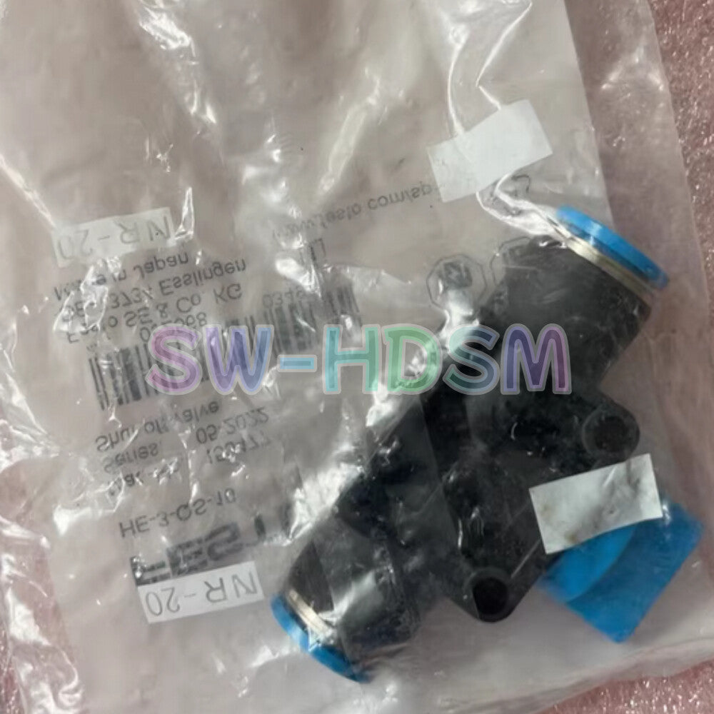 10PCS  FESTO HE-3-QS-10 Stop Valve Freight Free