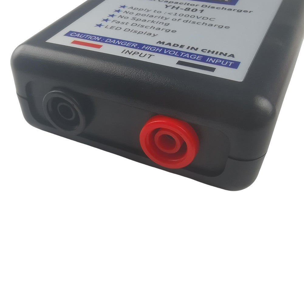 800V Digital Capacitor Discharge Tool with DC Voltmeter for Electronics