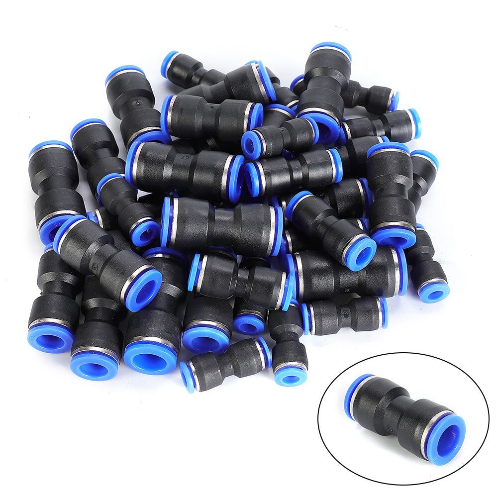 Straight Push Connectors Pneumatic Connect Fittings Air-Line Quick Hose Repair
