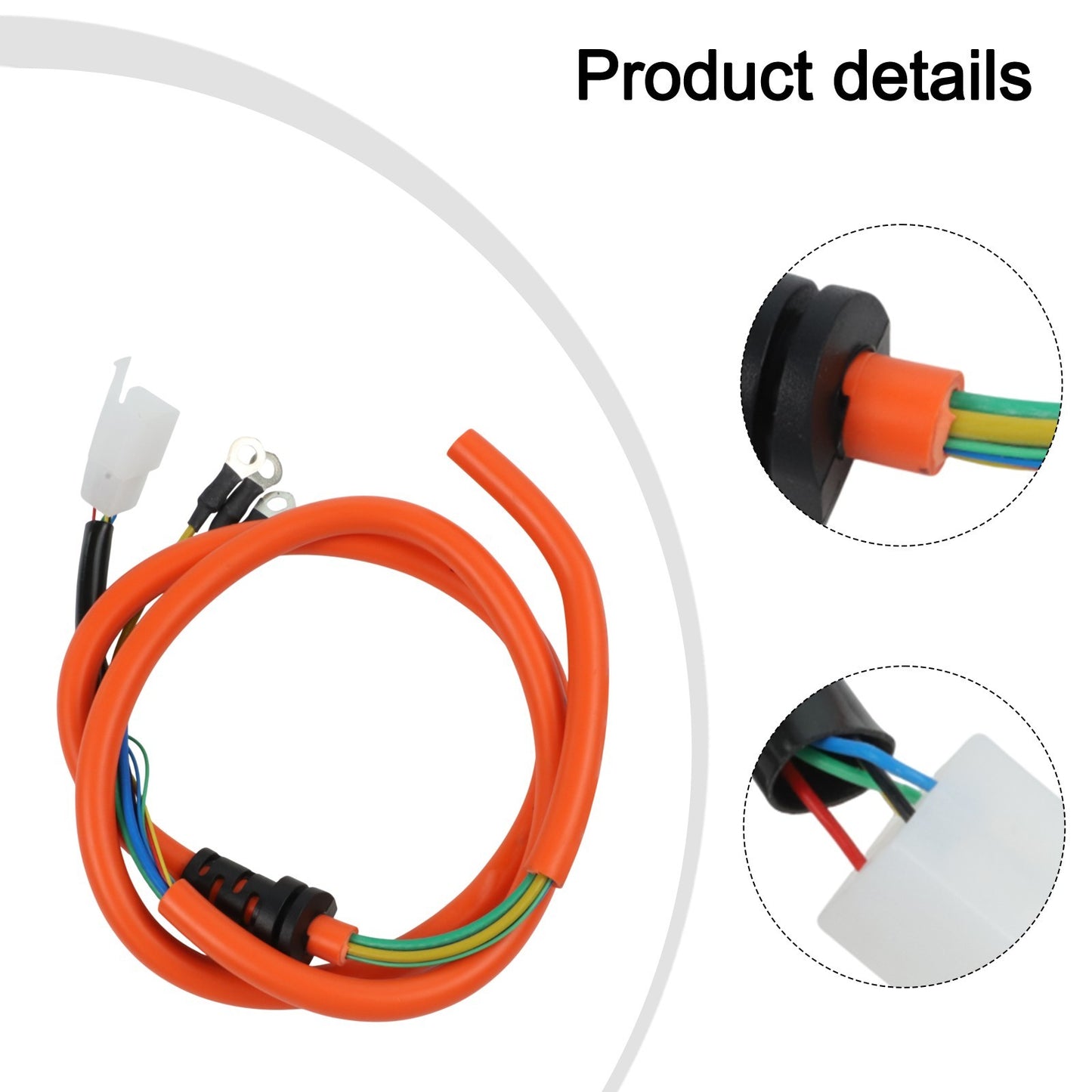 Resistant to High Temperatures Ebike Motor Cable for Harsh Environment Use