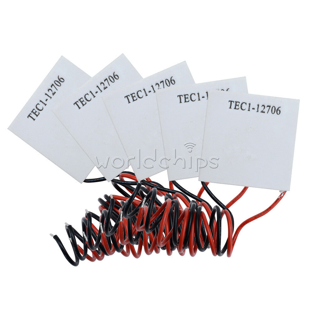 10PCS TEC1-12706 Heatsink Thermoelectric Cooler Cooling Peltier Plate Module Set