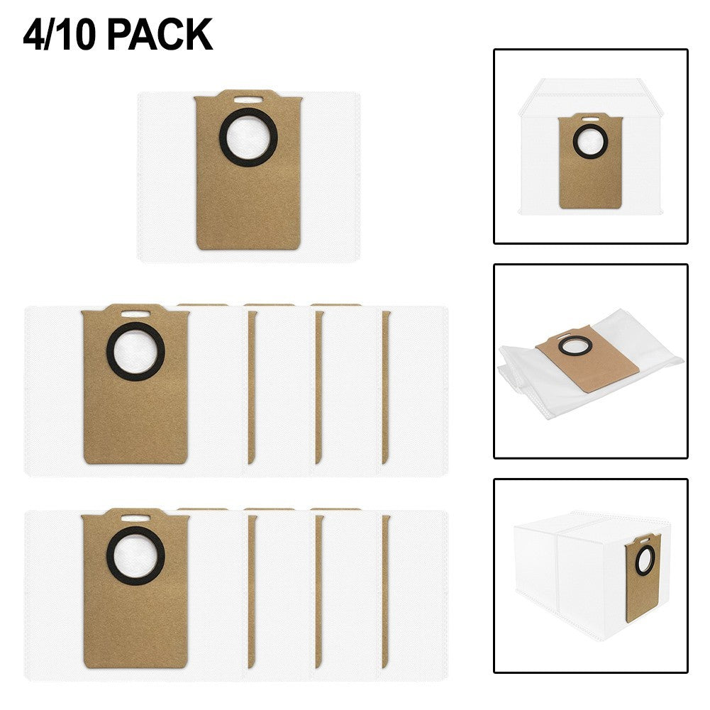 3.3L Dust Bags for Redroad R11 Robot Vacuum Cleaner 10 Pack Non Woven Fabric