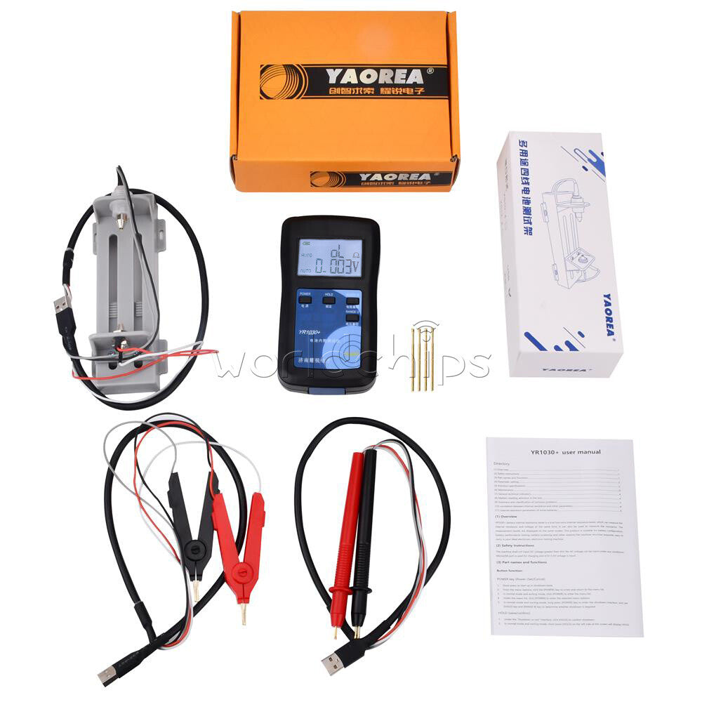 High Accurancy Li-ion Battery Internal Resistance Tester Instrument 0~28v 0~200Ω