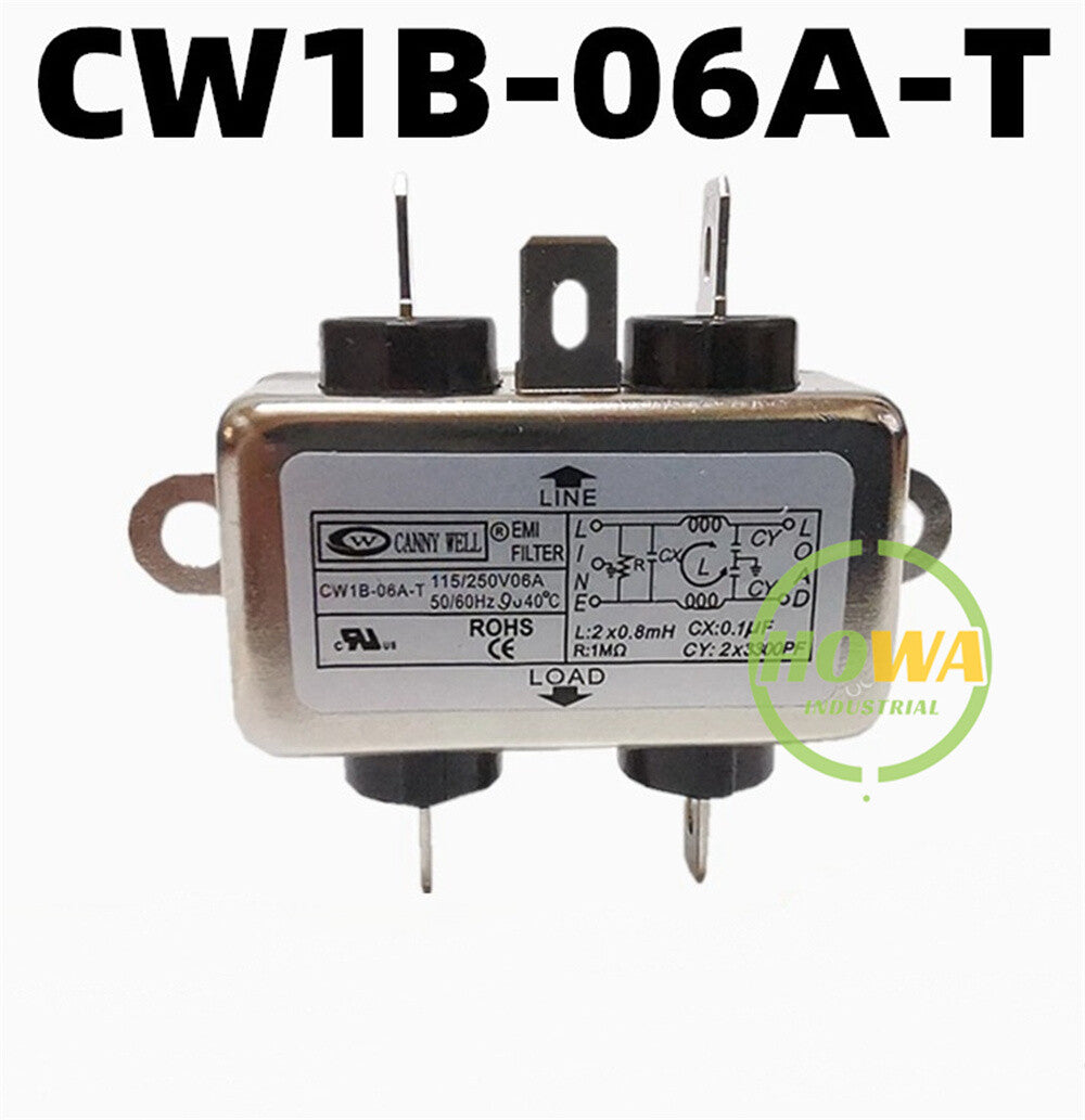 CANNY WELL Single-phase Power Filter CW1B-06A-T 6A  One/piece