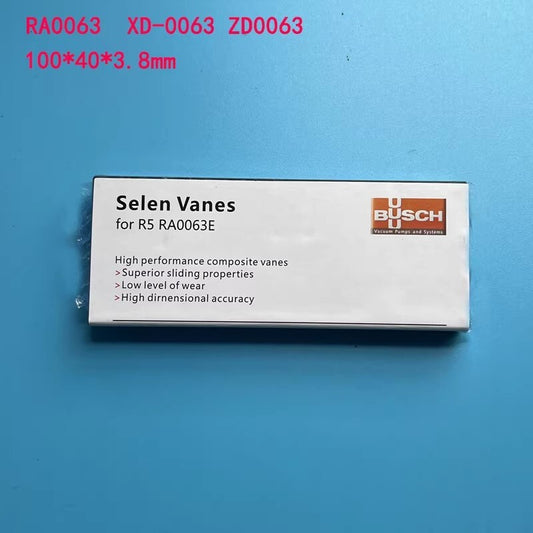 3pcs/set BUSCH R5 vacuum pump carbon vanes RA0063E/F XD-0063 ZD-0063 100*40*4mm