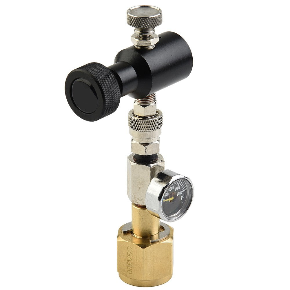 Refill Adapter For Soda Stream Gas Station M18*1.5 Female 2000psi Black Watch