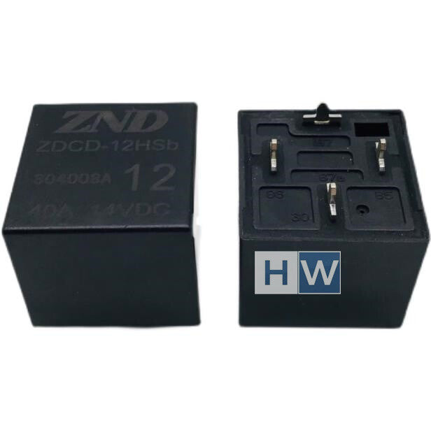 5Pcs  ZDCD-12HSb 12VDC Set of Normally Open 4-pin 40A14VDC Automotive Relay