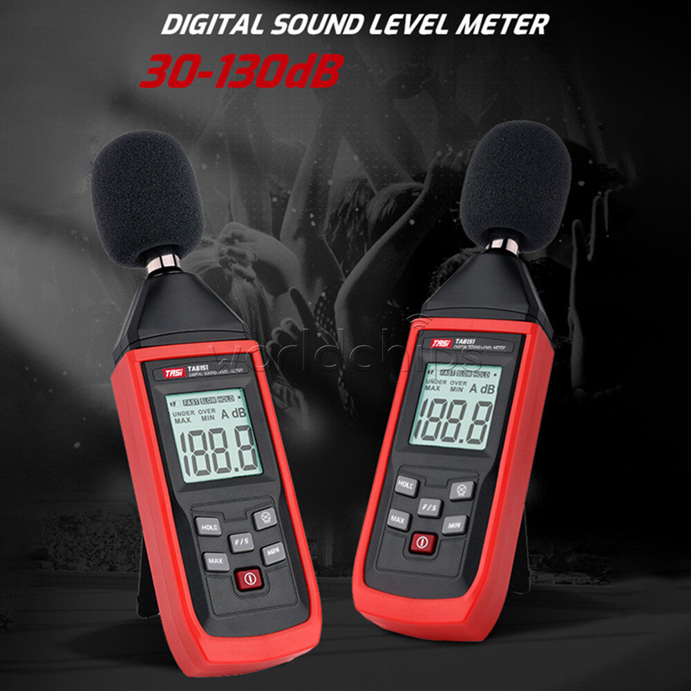 TA8151 Digital Sound Level Meter Noise Tester Sound Detector Monitor 30-130dB