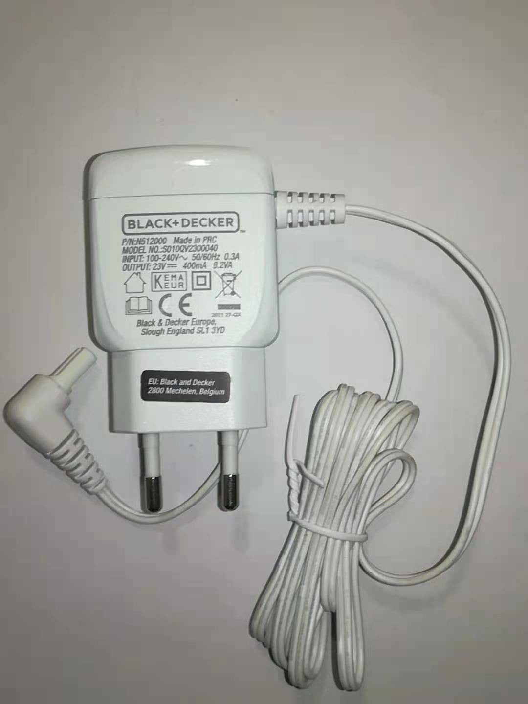 1pc  Black&Decker 23V 400mA  charger N512000 S010QV2300040