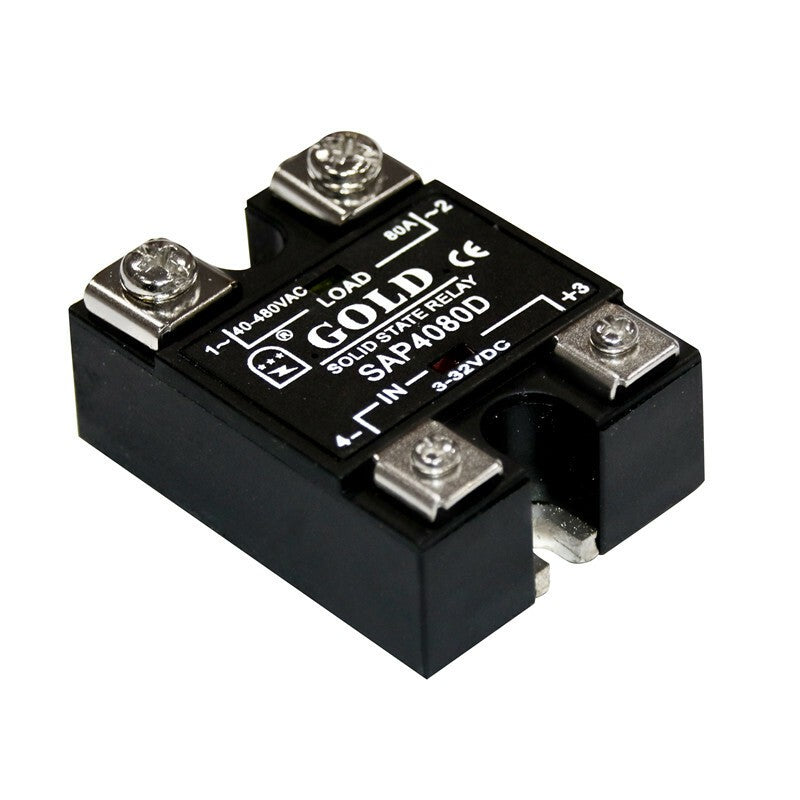 1pcs SSR Single-phase Solid State Relay SAP4080D 80A DC Control AC