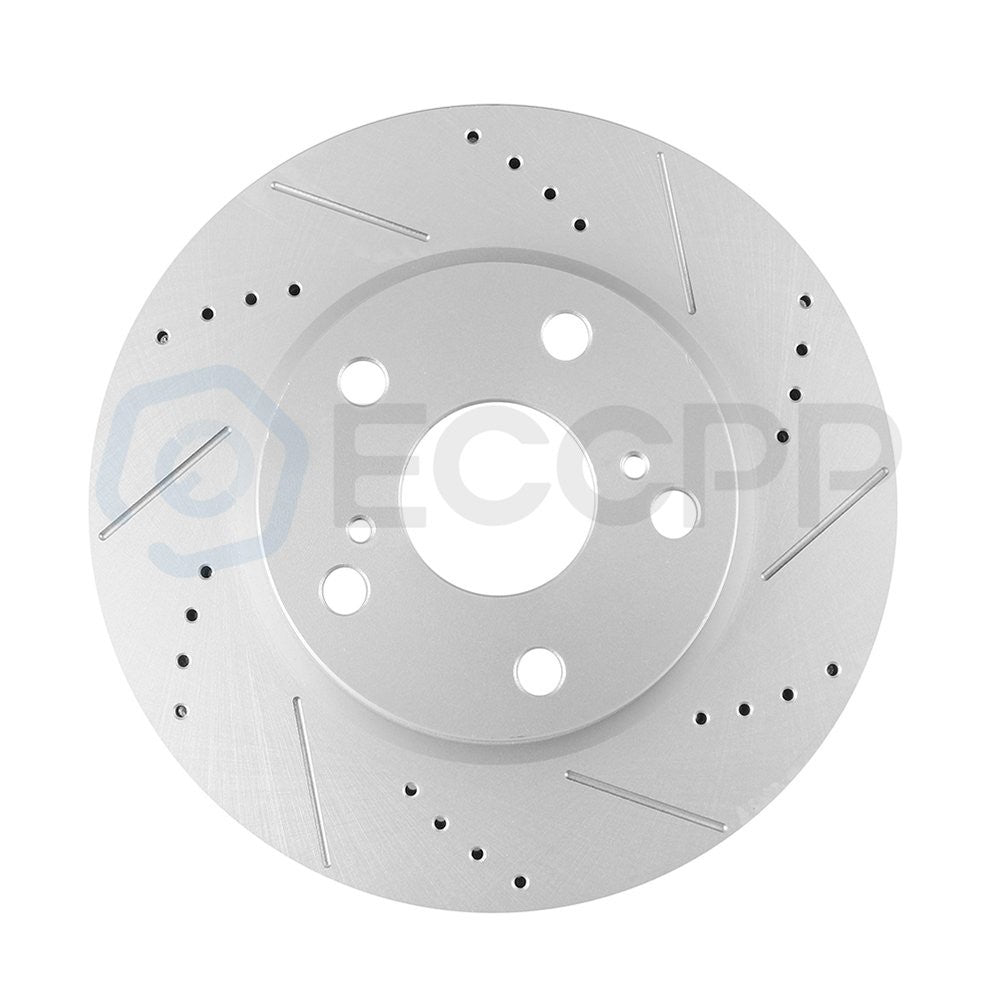 Ceramic Brake Pads And Rotors Front Rear For Toyota RAV4 Limited 2.5L 2011-2015