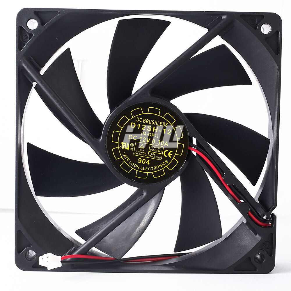 Yate Loon D12SH-12 12V 0.30A fan 120*120*25mm 2pin