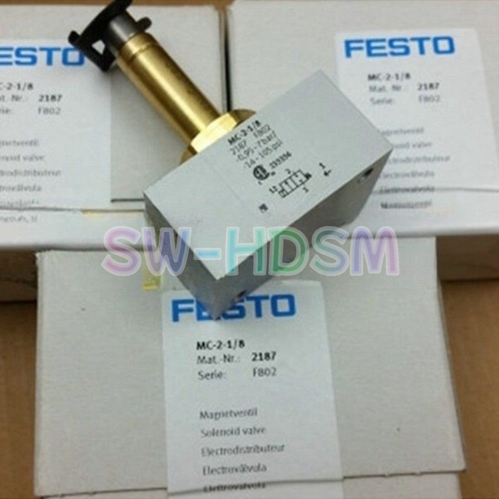 1PCS   Festo Solenoid Valve MC-2-1/8 2187 Freight Free