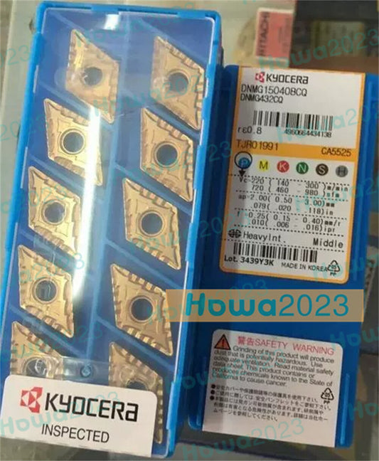 10Pcs/BOX Kyocera DNMG150408CQ CA5525 Turning Blade Carbide Inserts