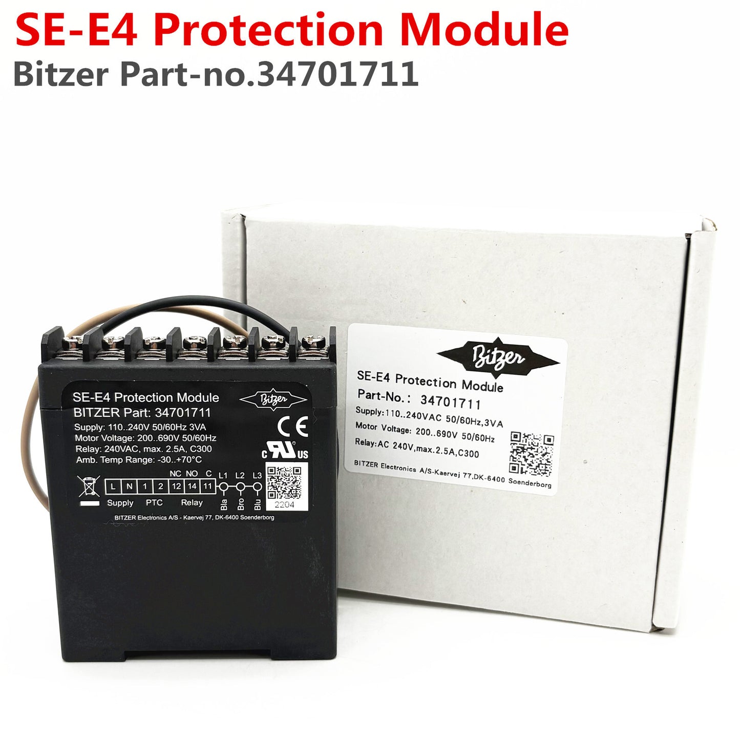 1pcs BITZER Motor Protection Module SE-E4 Bitzer Part-no.34701711 Fast delivery