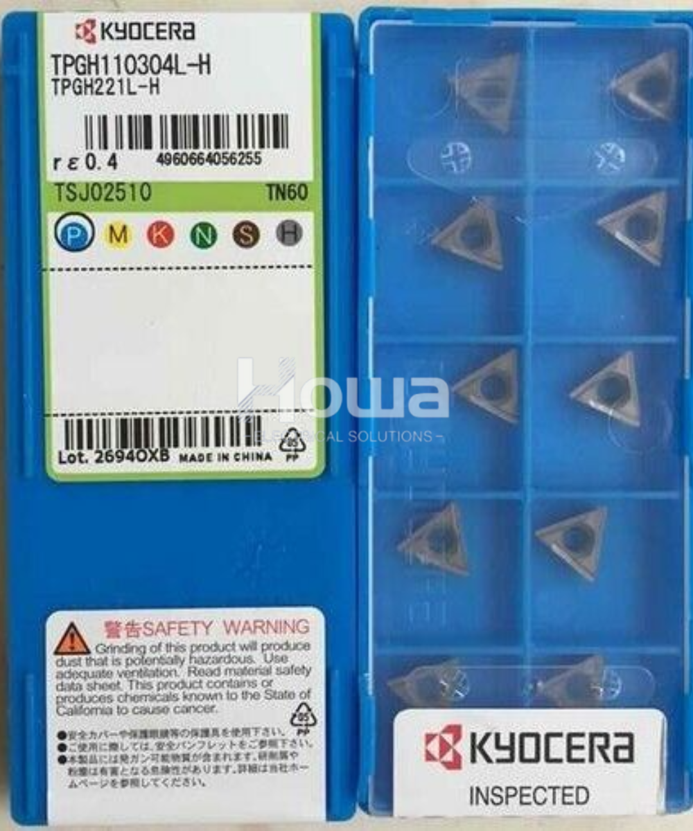 10pieces/Box Kyocera TPGH110304L-H TN60 TPGH221L-H Carbide Inserts Turning Blade