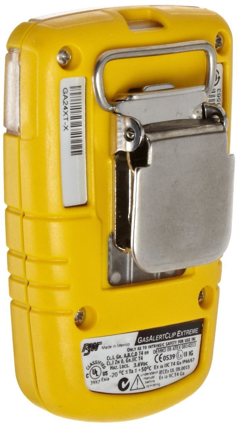 BWC2-X Single Gas O2 Monitor - 19.5/23.5 Range, Yellow, for Oxygen Detection