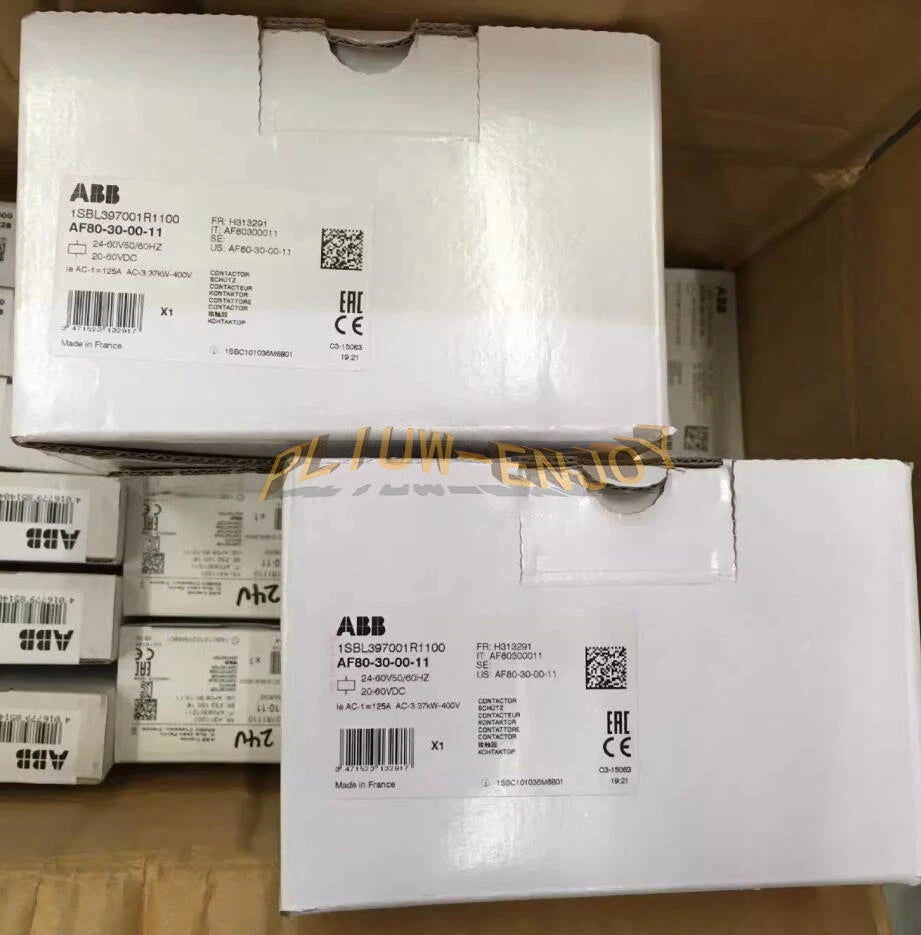 1PC  ABB AF80-30-00-11 Block Contactors 50Hz/60Hz 1SBL397001R1100 24-60V #P