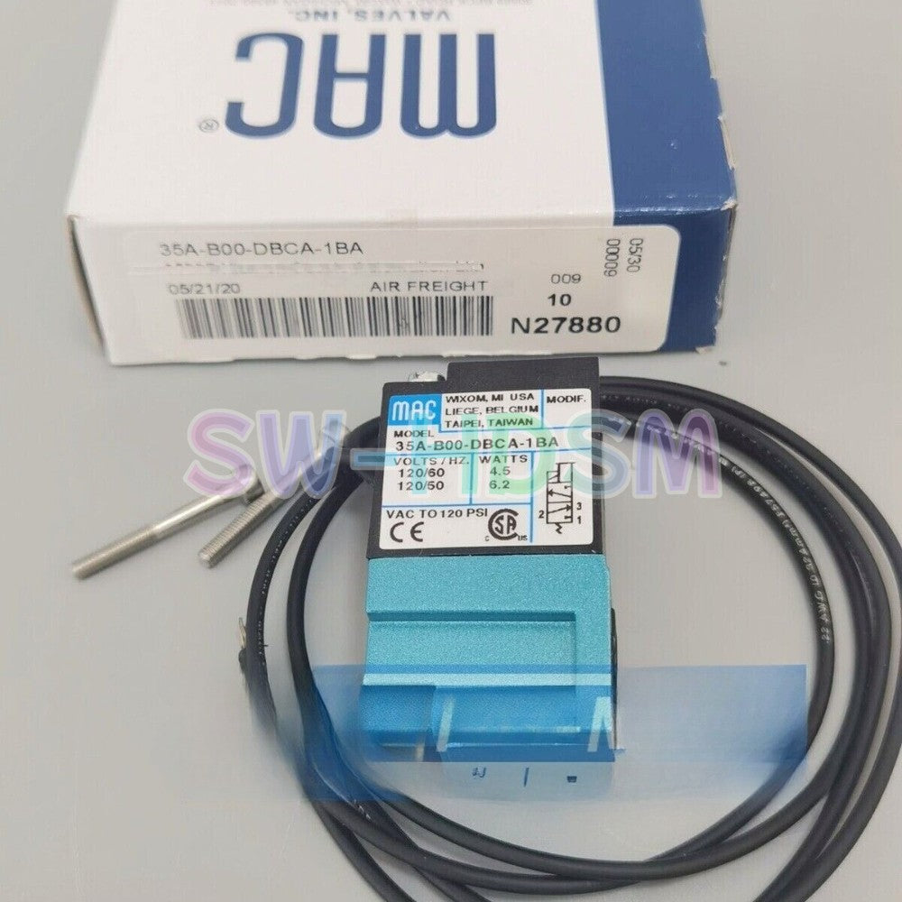 1PCS   FOR MAC Solenoid Valve 35A-B00-DBCA-1BA Freight Free