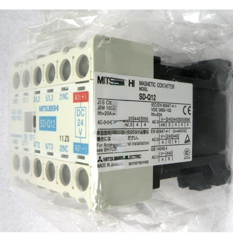 1pcs Mitsubishi Contactor SD-Q12 DC24V 1A1B 1110000795
