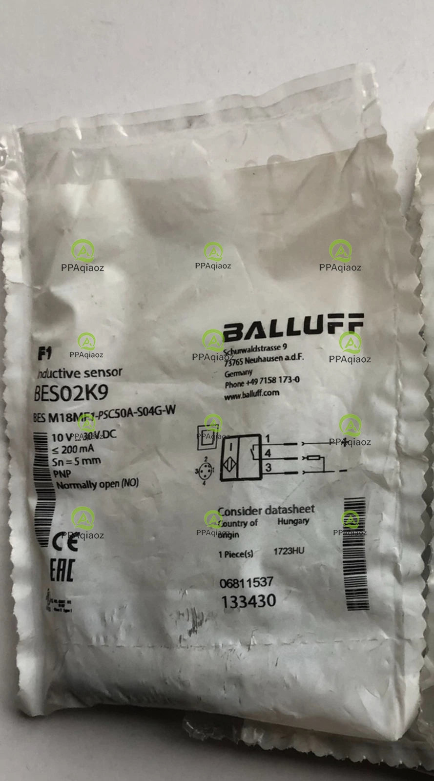 1Pcs   BALLUFF BES M18MF1-PSC50A-S04G-W（BES02K9） sensor Free transport