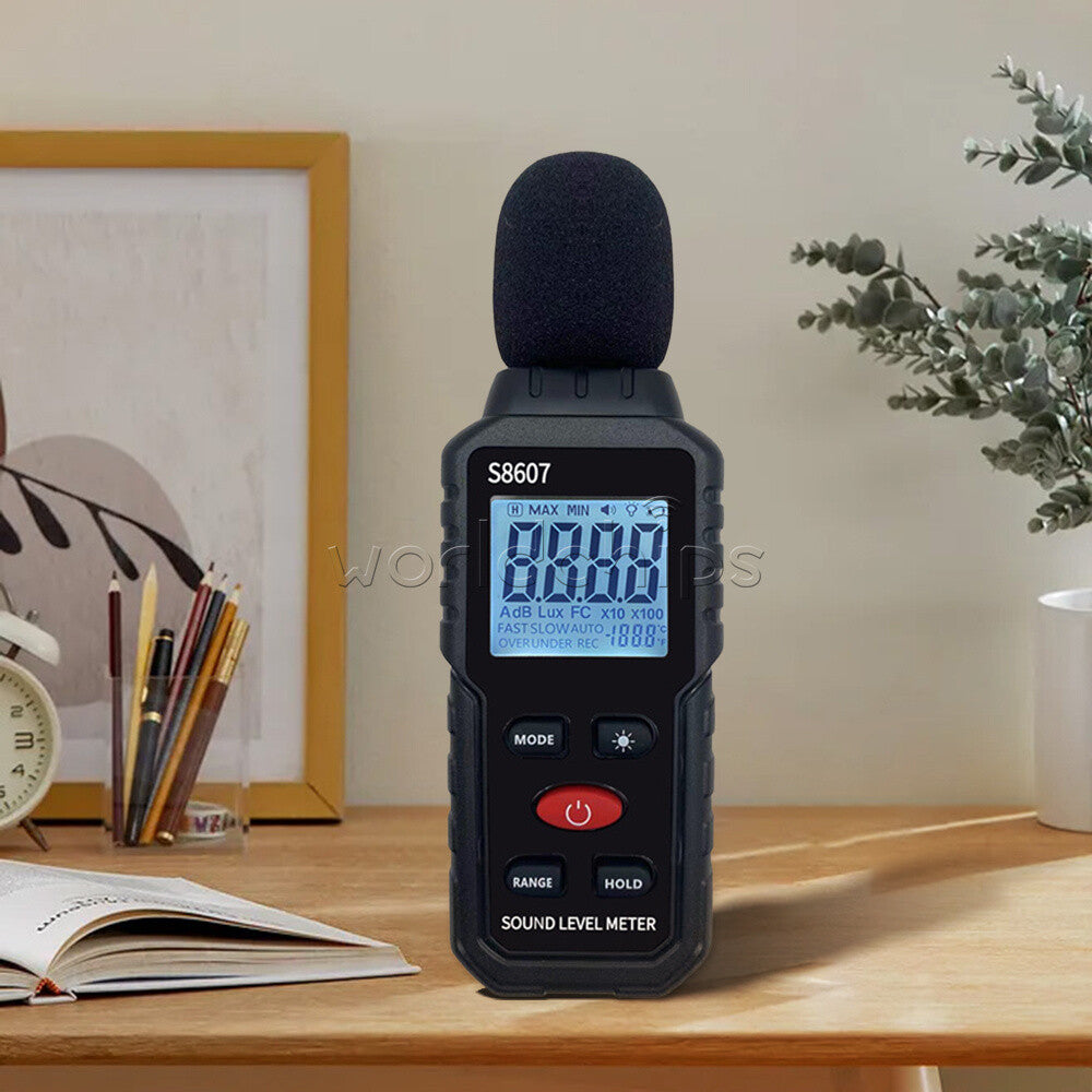 Digital LCD Sound Level Meter 30~130dB Professional Sound Noise Level Meter