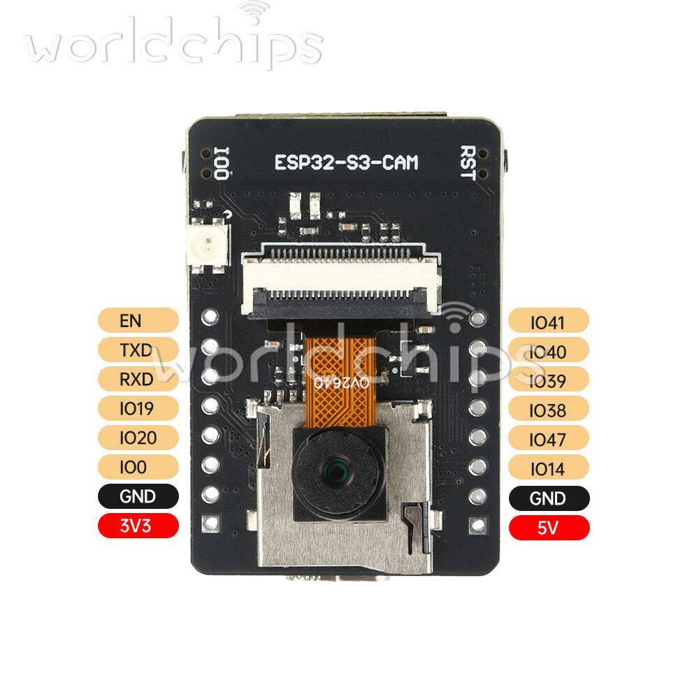 ESP32-S3 WM N16R8 CAM Development Board WiFi Bluetooth Module OV2640 Camera