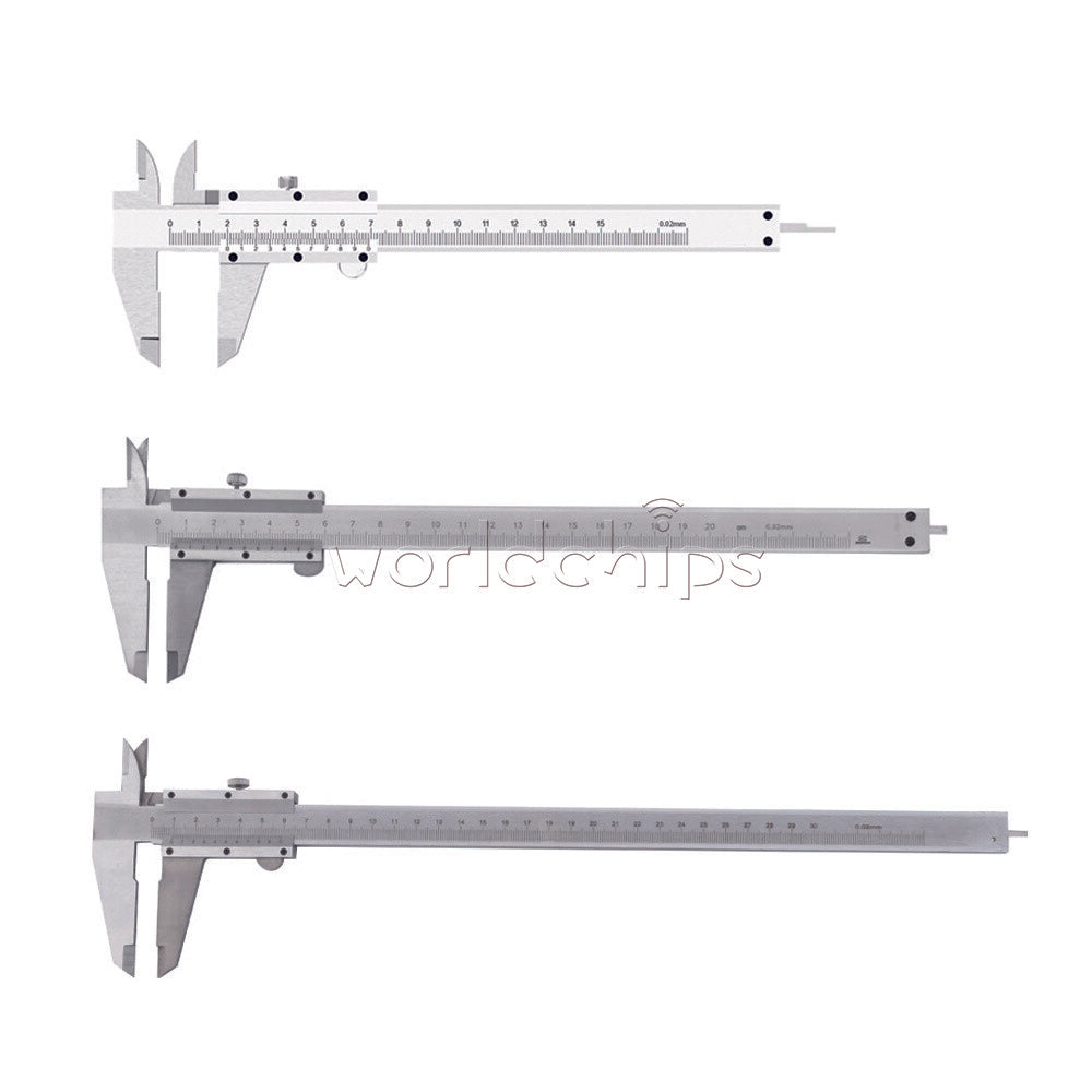 0.02mm Accuracy Vernier Caliper 0-150MM 0-200MM 0-300MM Vernier Measuring Tools