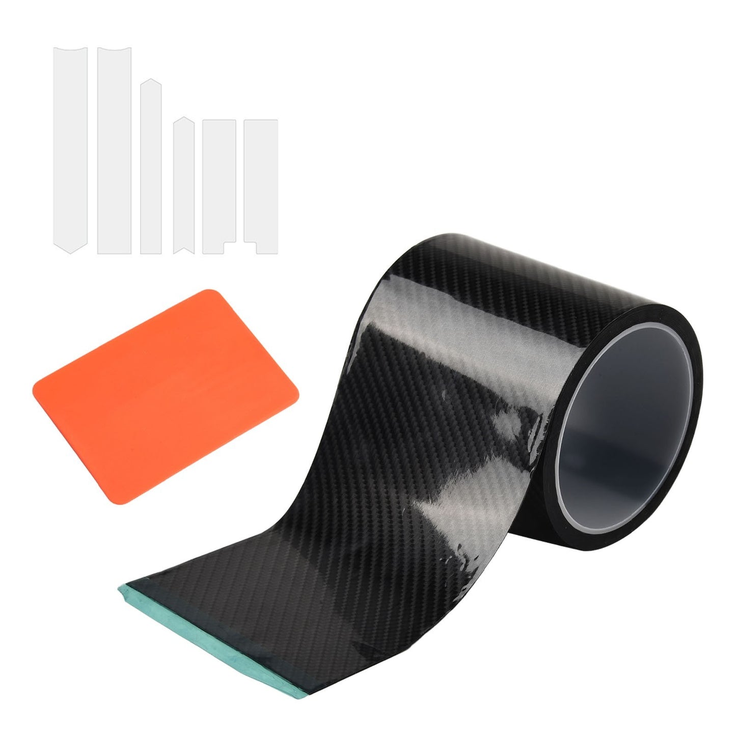 Lightweight yet Strong 300cm Bike Frame Protection Tape in Cool Carbon Style
