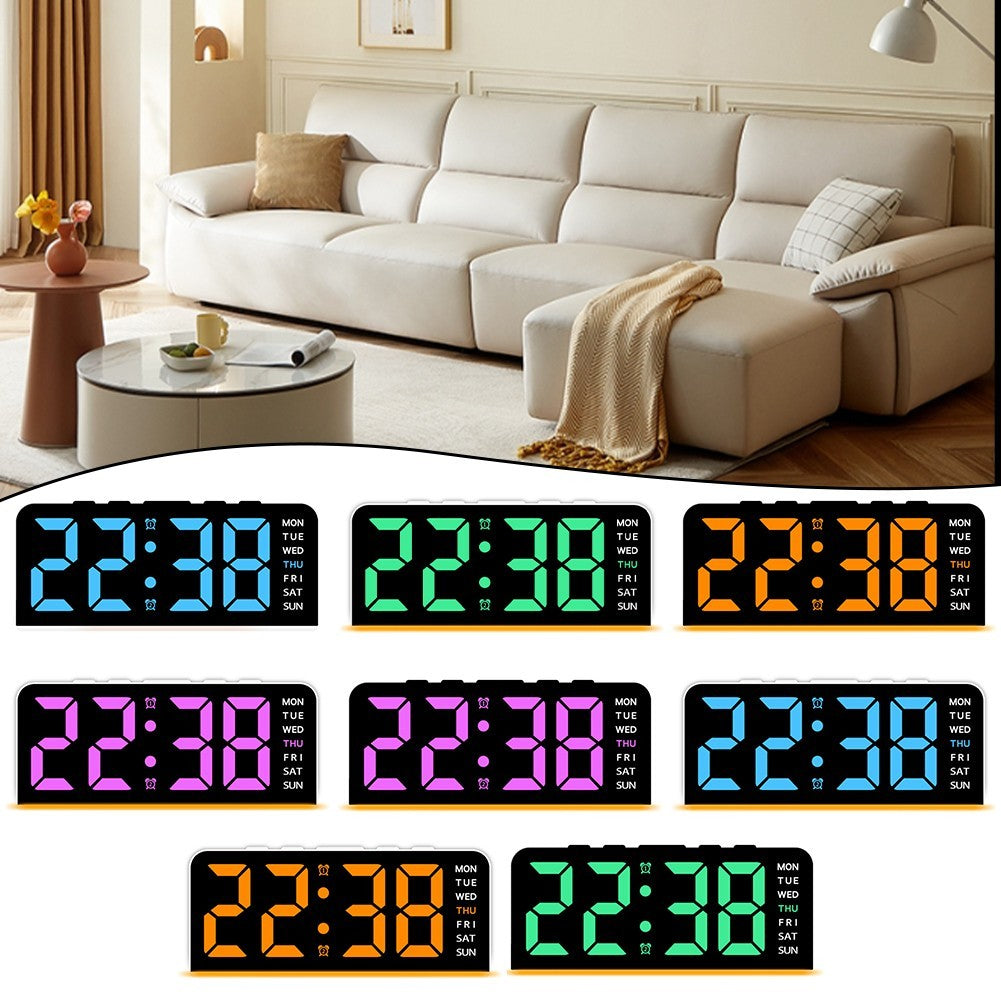 Digital Clock Snooze Clock Adjustable Brightness Levels Bedroom Or Office Use
