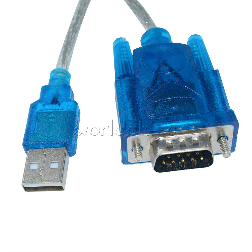 10PCS USB to RS232 Serial Port 9 Pin DB9 Cable Serial COM Port Adapter Convertor