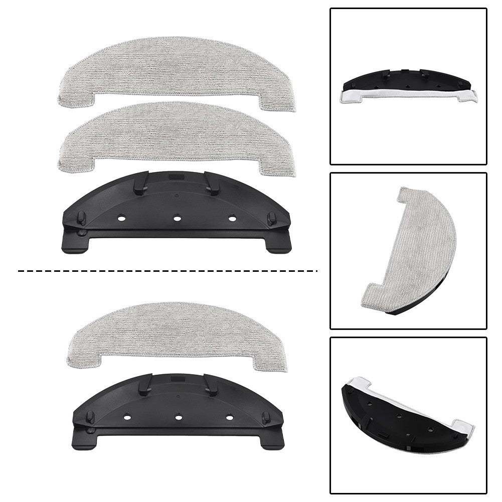 Replacement Mop For Pads and Bracket for Ultenic D10 Q8max Robot Cleaner
