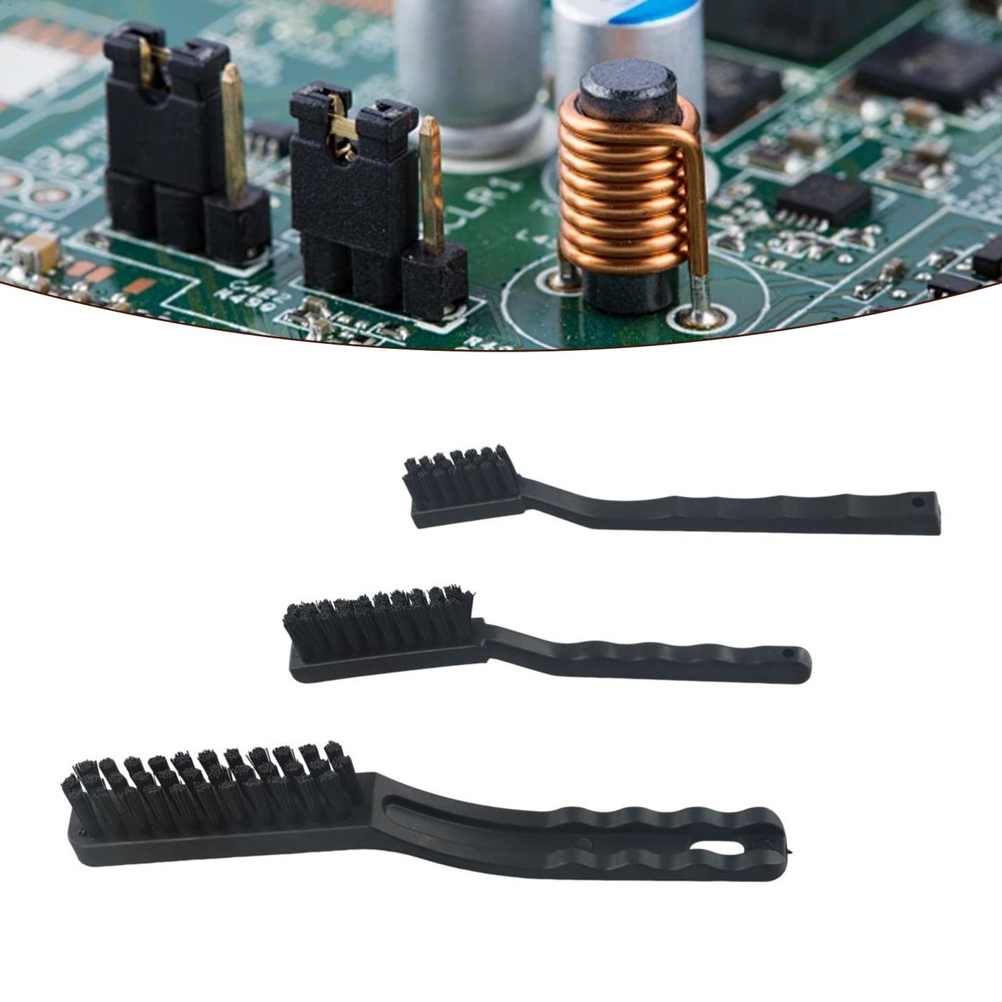 Anti-Static Brush Electronic Antistatic Hairbrush Dust Clearning Hand Tools
