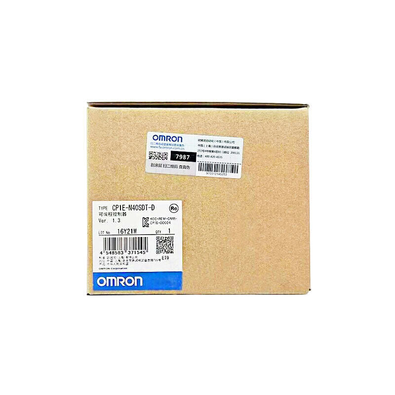 Omron Unit CP1E-N30SDT-D CP1E-N40SDT-D CP1E-N60SDT-D Programmable Controller