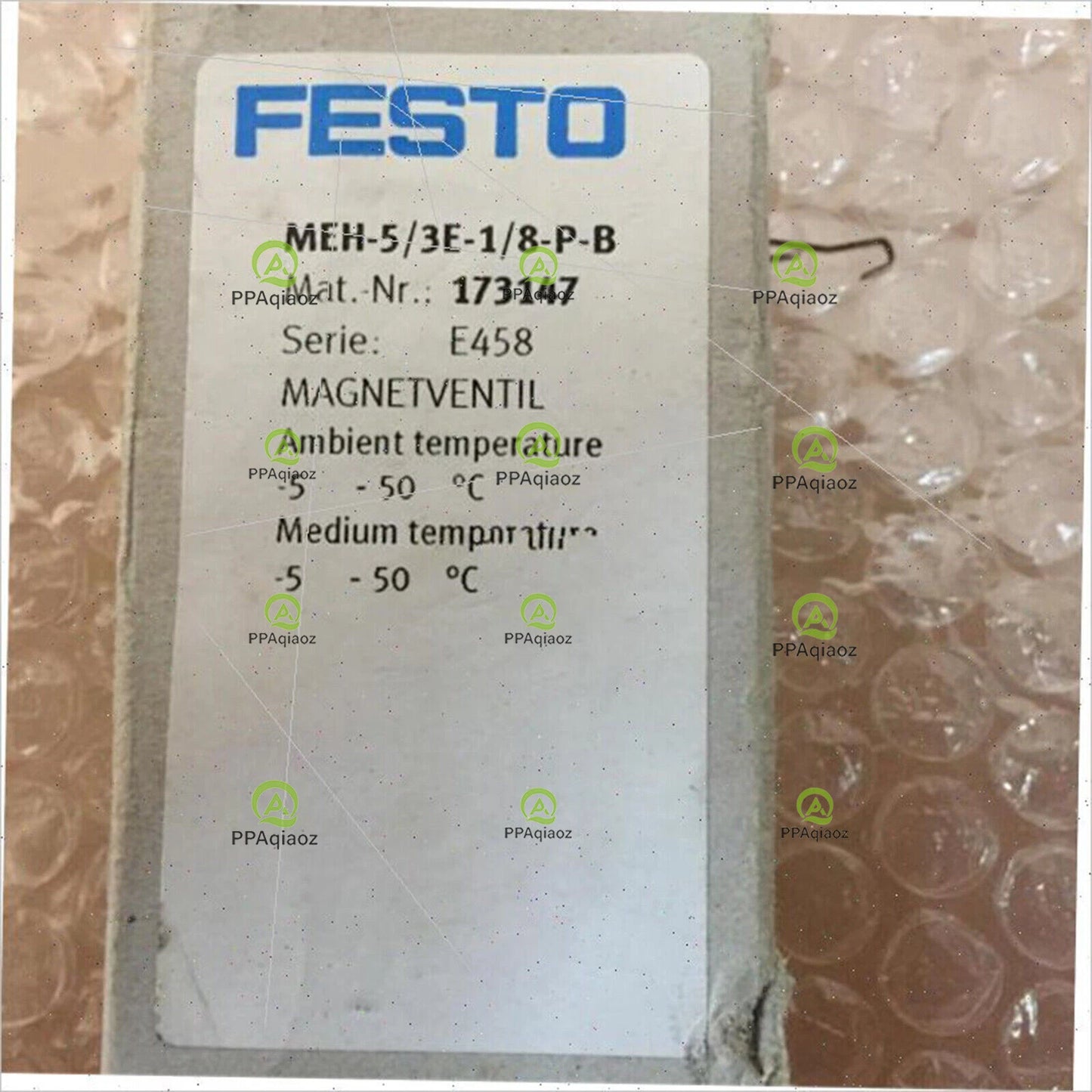 1PC  FESTO MEH-5/3E-1/8-P-B 173147 Solenoid Valve Free Shipping