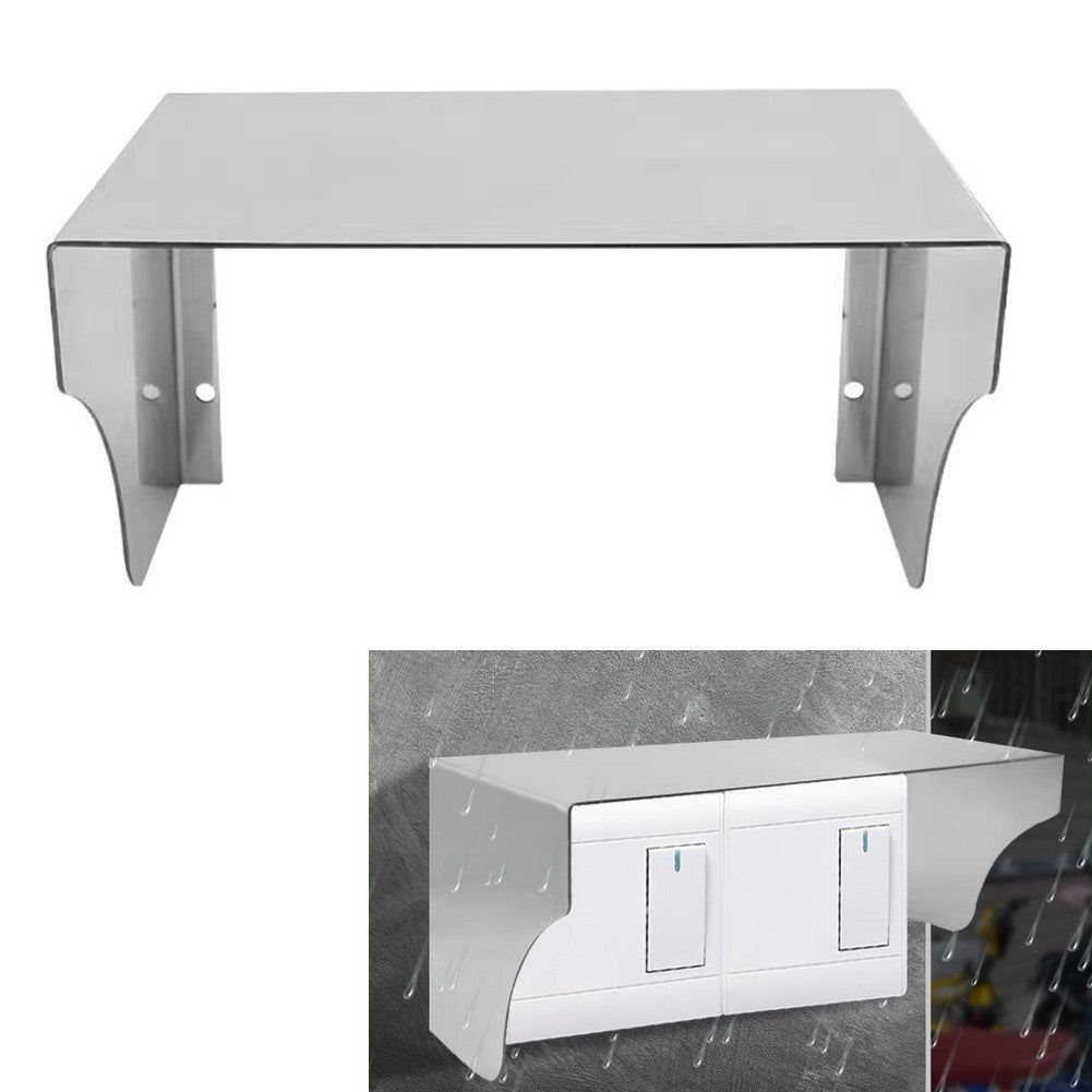 Outdoor Stainless Steel Rain Cover for Doorbells and Sockets Waterproof Design