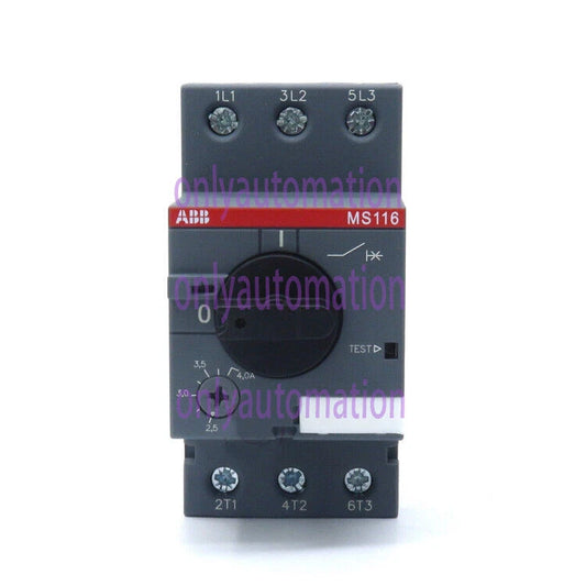 ABB MS116-1.6 Manual Motor Starter 1.0-1.6A 1SAM250000R1006 1x