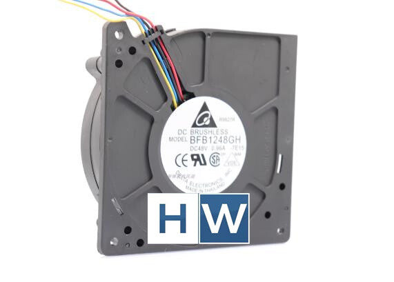 1PC BFB1248GH 4-wire 48V 0.96A 12CM 120*32 Blower Turbine Cooling Fan