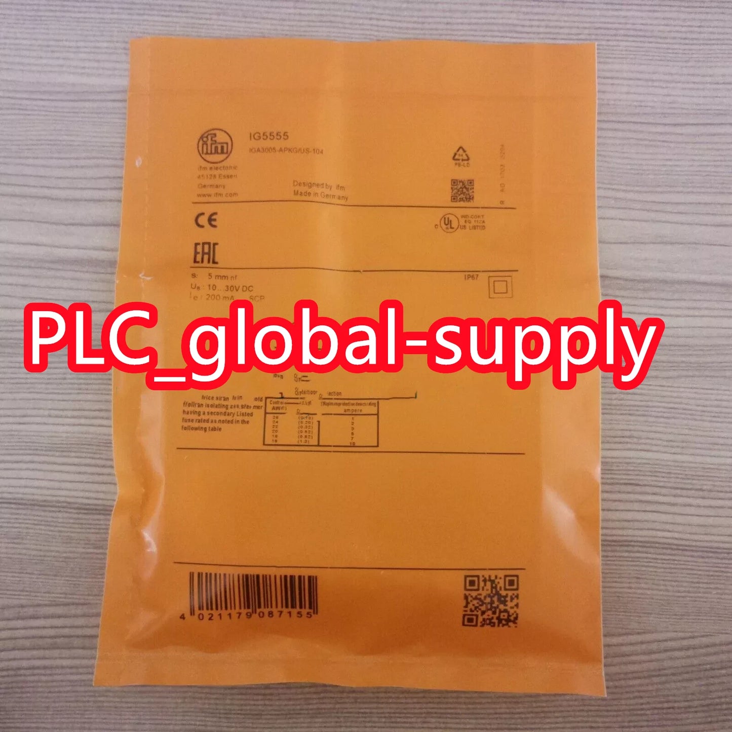 1PCS  IFM IG5555 Proximity Switch Sensor Fast shipment #P